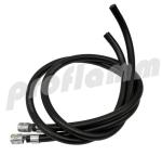 Ersatz Zündkabel-Set PVC schwarz für Trafo 