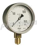 Kapselfedermanometer Edelstahl 0 - 100 mbar 
