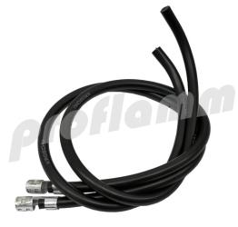 Ersatz Zündkabel-Set PVC schwarz für Trafo 