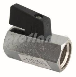 Kugelhahn Mini-Sechskant 3/8" IG/IG 