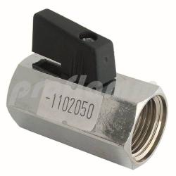 Kugelhahn Mini-Sechskant 1/2" IG/IG 