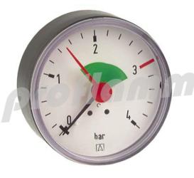 Heizungs-Manometer 0-4 bar 1/4" D=50 
