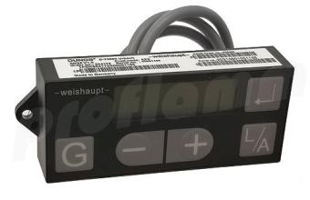 Weishaupt Display mit Folientastatur 